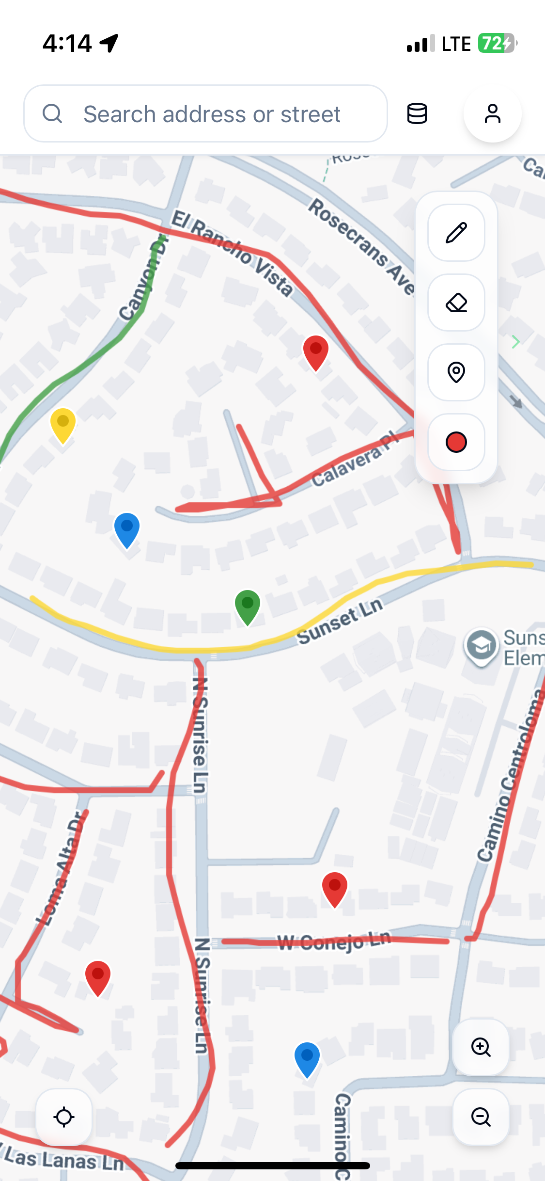Territory Marker Map